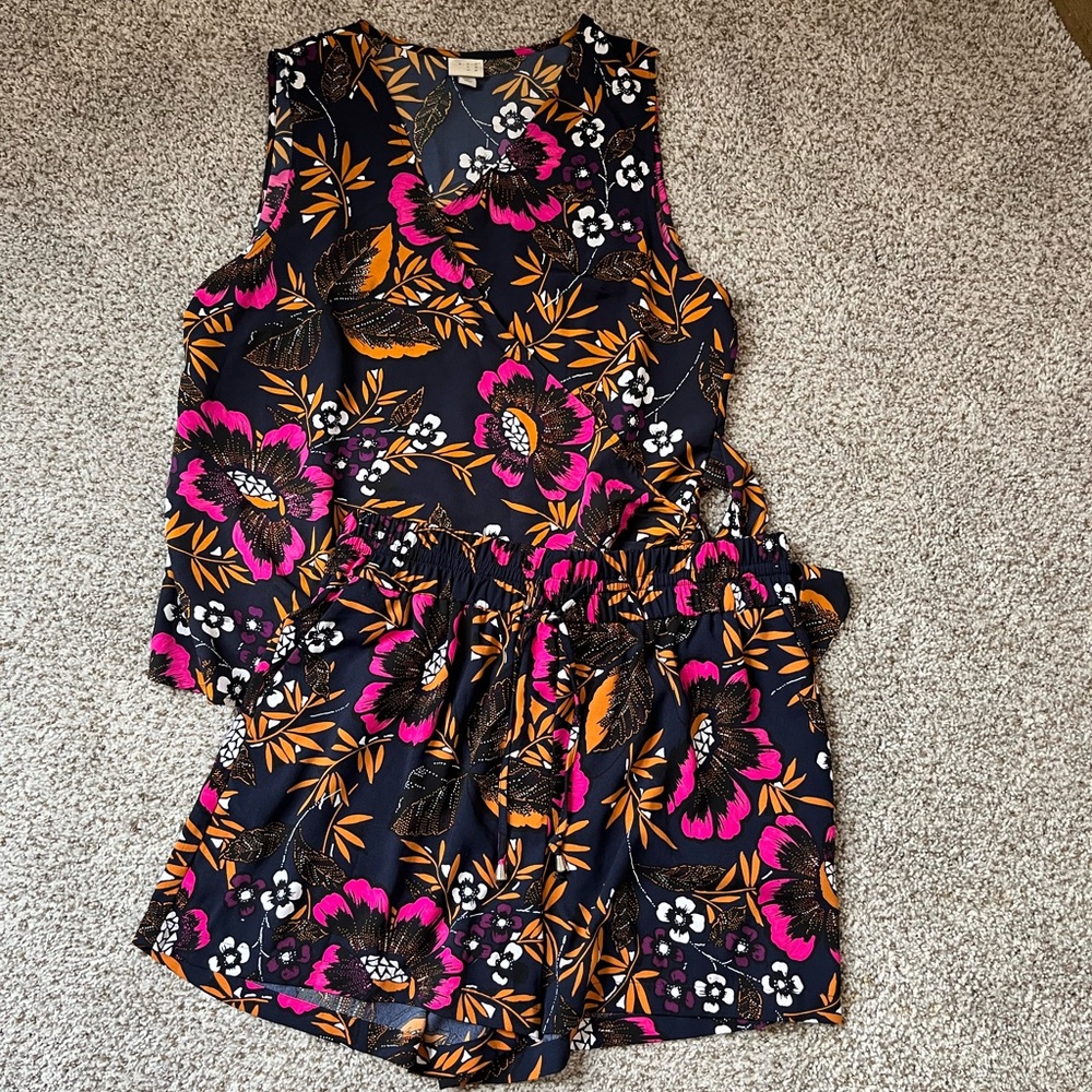 AND Wrap Top and Short Set